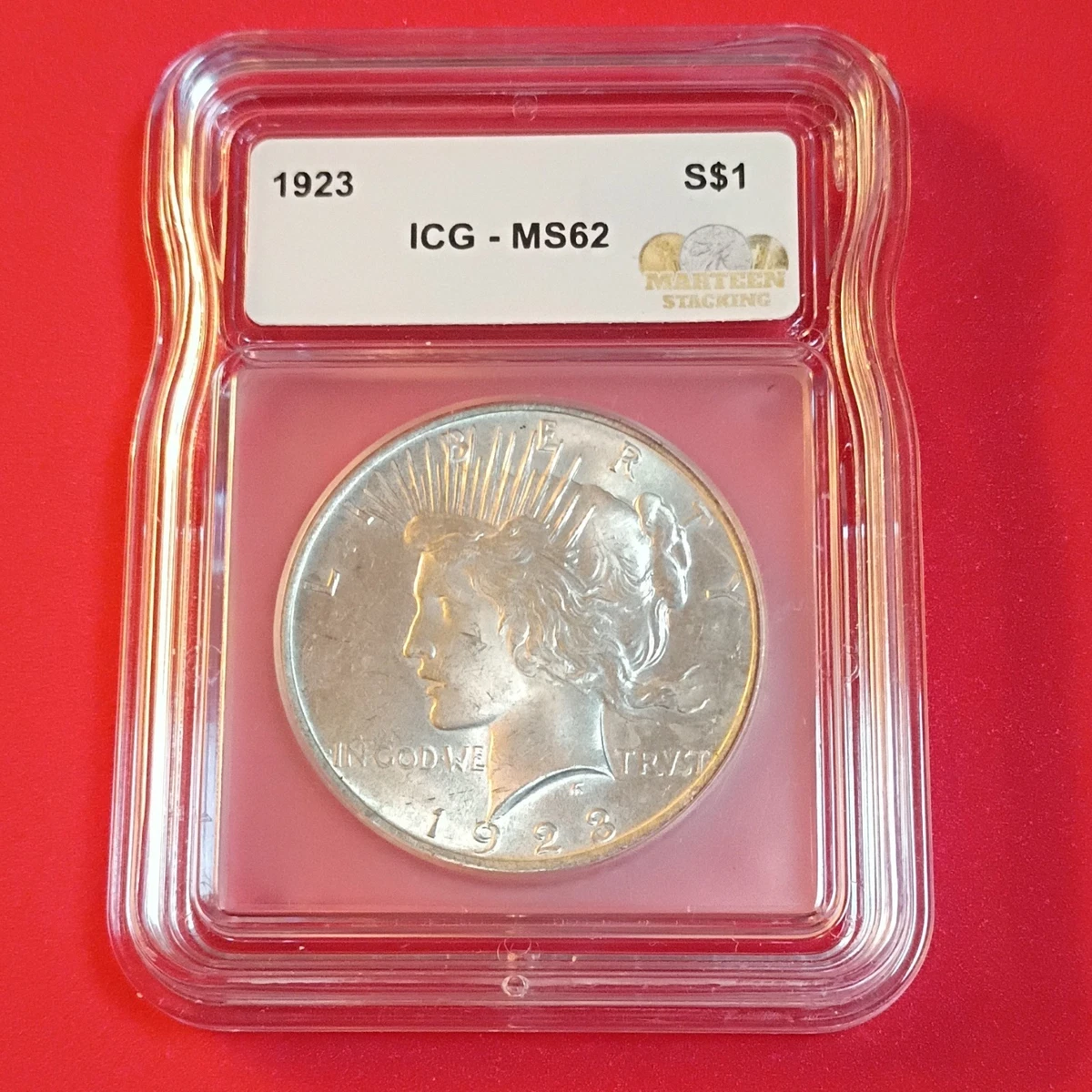 1923 Year Grade MS 62 Peace US Dollars (1921-1935) for sale | eBay