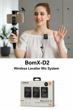 BoomX-D2 Wireless Lavalier Microphone Dual Transmitter for Camera/Phone