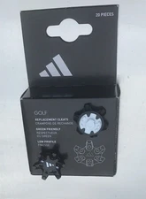 New Adidas Genuine Thintech Replacement Spikes Black 20 Pins Spikes New in Box