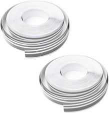 2 Rolls 32Ft Car Pinstripe Tape, Vinyl Pinstriping 32ft, Silver/Grey