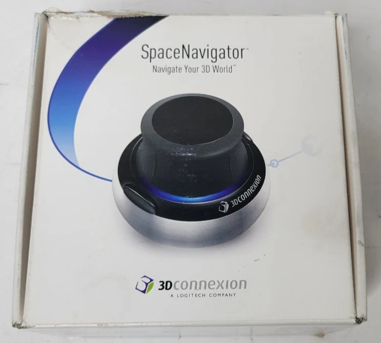 3Dconnexion 3D Space Nagvigator Digital 3D Mouse Black/Silver 3DX-700028 - Image 2 of 3