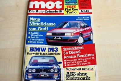 5) MOT 15/1985 - Ford Scorpio 1.8 CL mit 90PS i - Toyota MR 2 mit 124PS in einer