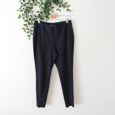 J.Jill Ponte Leggings Navy Blue Elastic Waist Pants Size Medium