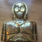 1983 Vintage Star Wars C-3PO Gold Action Figure Storage Case ROTJ Kenner