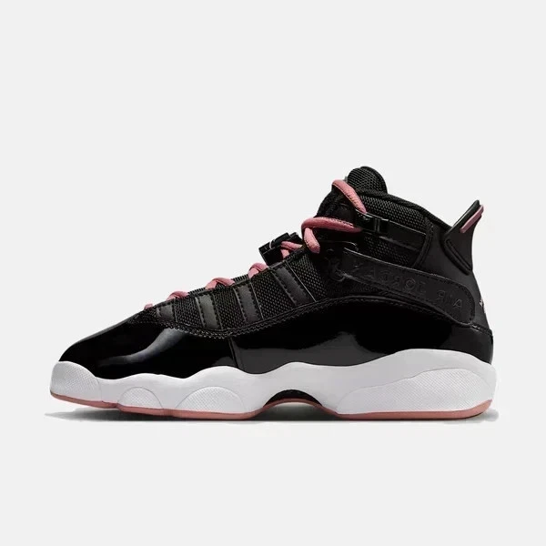 Nike Air Jordan 6 Rings Black Rust Pink 322992-068 Men's Sizes - Image 3 of 4