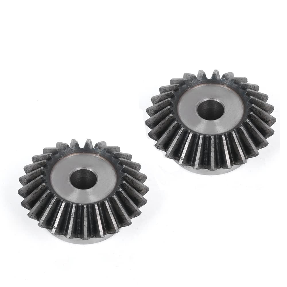 2 Pcs 1.5M 20 Teeth 8/10/12/14/15/16mm Shaft Hole Tapered Bevel Gear 1: 1# 45...