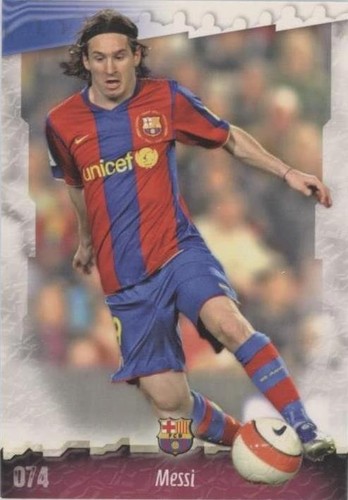Lionel Messi 2006 2007 Mundicromo Fichas La Liga #730 Top Platinum