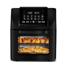 Gourmia 14 Qt Digital Air Fryer Oven, Multi Function, 12 Presets, Black