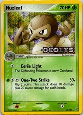 Nuzleaf 43/107 Uncommon Deoxys Pokemon Reverse Holo Near Mint on eBay