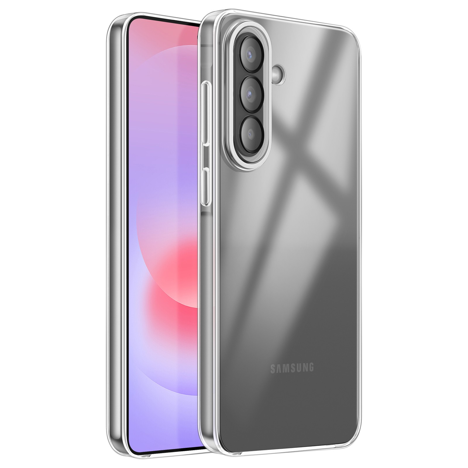 Coque Galaxy A37 silicone transparent avec cadre photo surélevé
