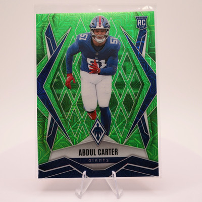 Abdul Carter Green Mojo numbered /75 2025 Panini Phoenix #177 International Mojo