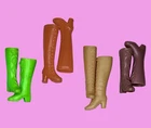 Vintage 60s and 70s Barbie and Clone Boot Sets Lot Of 4 Great Condition