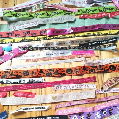 Scrapbooking-Material, für Junk Journal , Über 30 Bänder , basteln, nähen, 