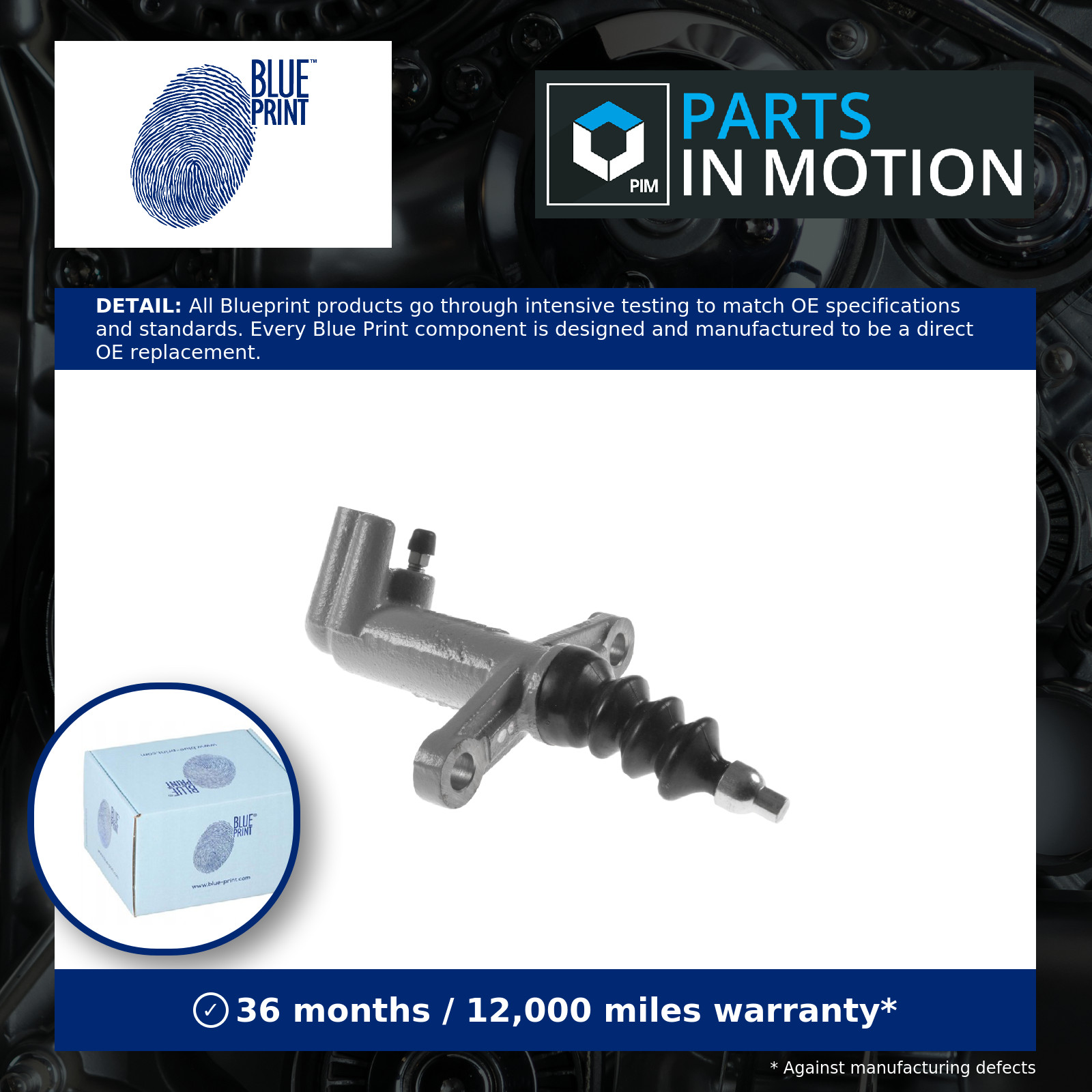 Clutch Slave Cylinder fits ISUZU D-MAX Mk1 3.0D 07 to 12 4JJ1-TC Blue Print New