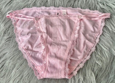 Victoria's Secret String Bikini Panty Pretty Blossom Pink Heart M L XL 2XL