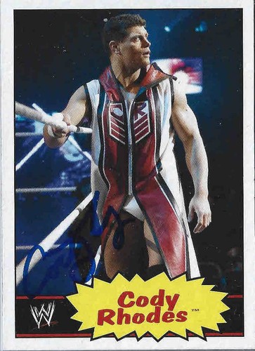 CODY RHODES - Wrestling Champion - WWE / AEW - Autograph Trading Card