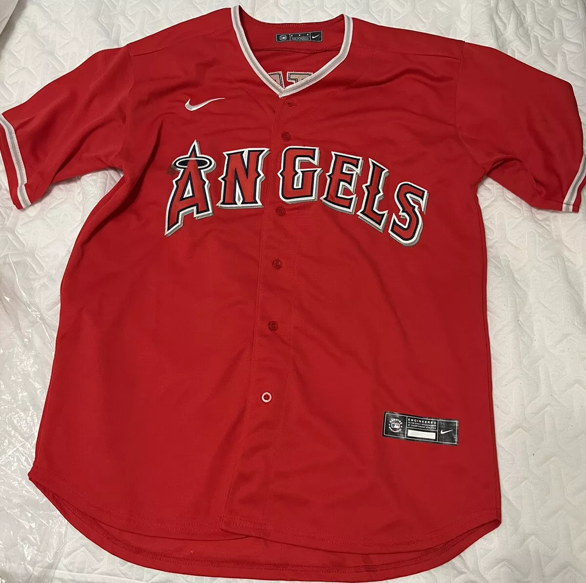 Shohei Ohtani Game Used Alternate Red Jersey from 1st 2 Homerun