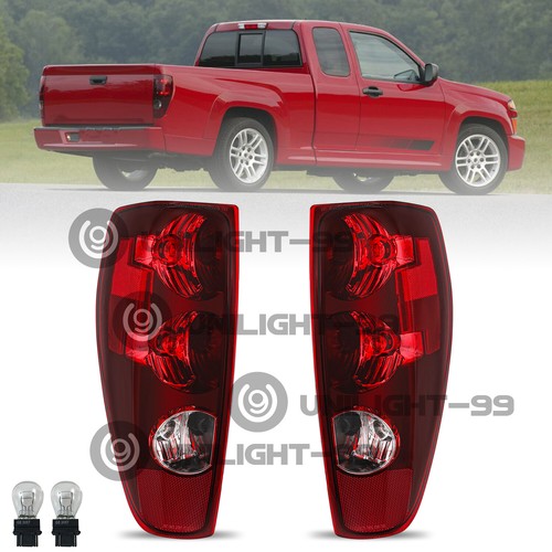 2004 Chevy Silverado Tail Lights ANZO 2004-2012 Chevrolet Colorado/GMC Canyon LED Tail Lights W/ Light Bar Chrome Housing Red/Clear Taillight Assembly - Foto 5