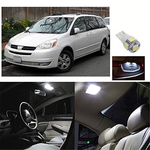 13pcs LED Interior Lights Bulbs Kit Dome License Plate Lamps For Honda Toyota - Picture 8 of 9