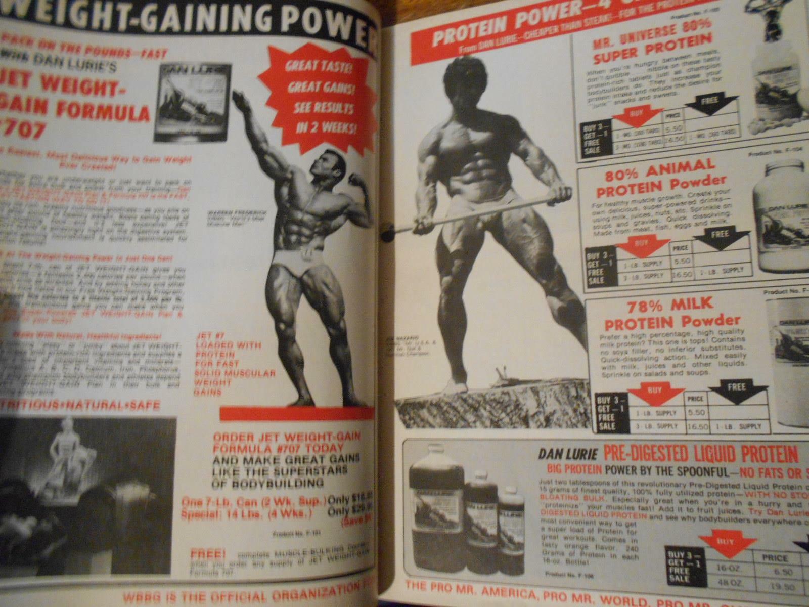 DAN LURIE bodybuilding MUSCLE TRAINING & SELF DEFENSE catalog RAPHAEL