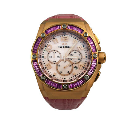 TW Steel Kelly Rowland Edition Quartz Pink MOP Arabic Dial Mens