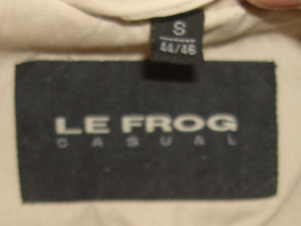 Le Frog Sport Vtg. Khaki 8 Pocket Cotton/Poly Mesh Lined Waist/Hip Draw Vest S - Image 3 of 4