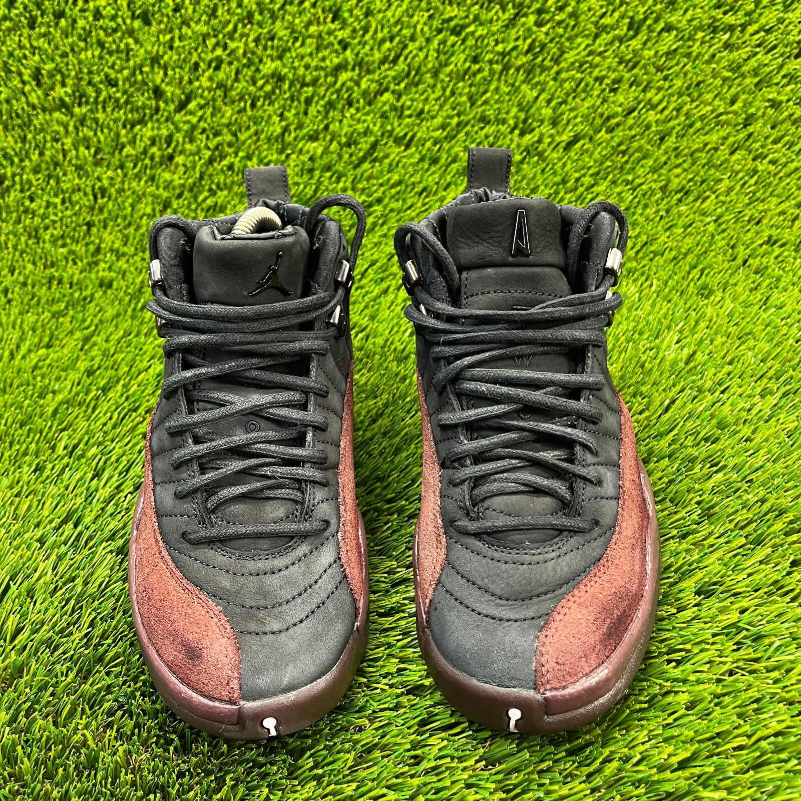 Nike Air Jordan 12 Retro SP x A Womens Size 6 Black Athletic Shoes Sneakers thumbnail 5