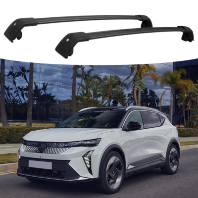 Crossbar Fits For Renault Scenic E-Tech 2024 2025 Cross Bar Roof Rack Black