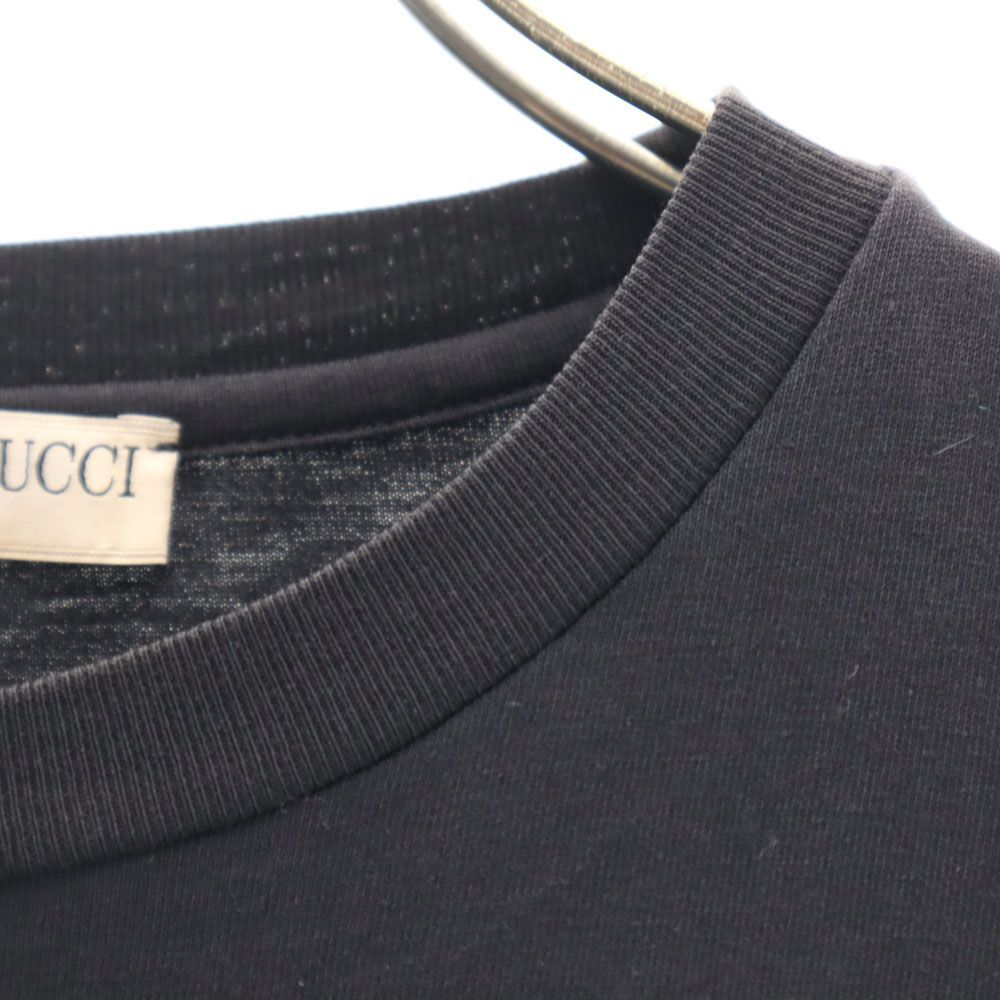 EMILIO PUCCI - EMILIO PUCCI シルクパーツ ドッキング Tシャツ Emilio Pucci Short Sleeve Silk Parts Docking T-shirt S Black [Used