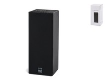 Porta Coltelli H&H Ceppo Vuoto Quadrato Polipropilene Nero Cm 10X23 H