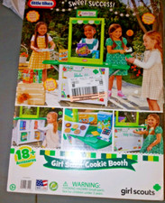 Little Tikes Girl Scout Cookie Booth with 19 Accessories, Cookie Selling  New