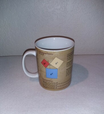 Math Science Mug Konitz 16oz Geometry Trig Coffee Cup Teacher Student Gift