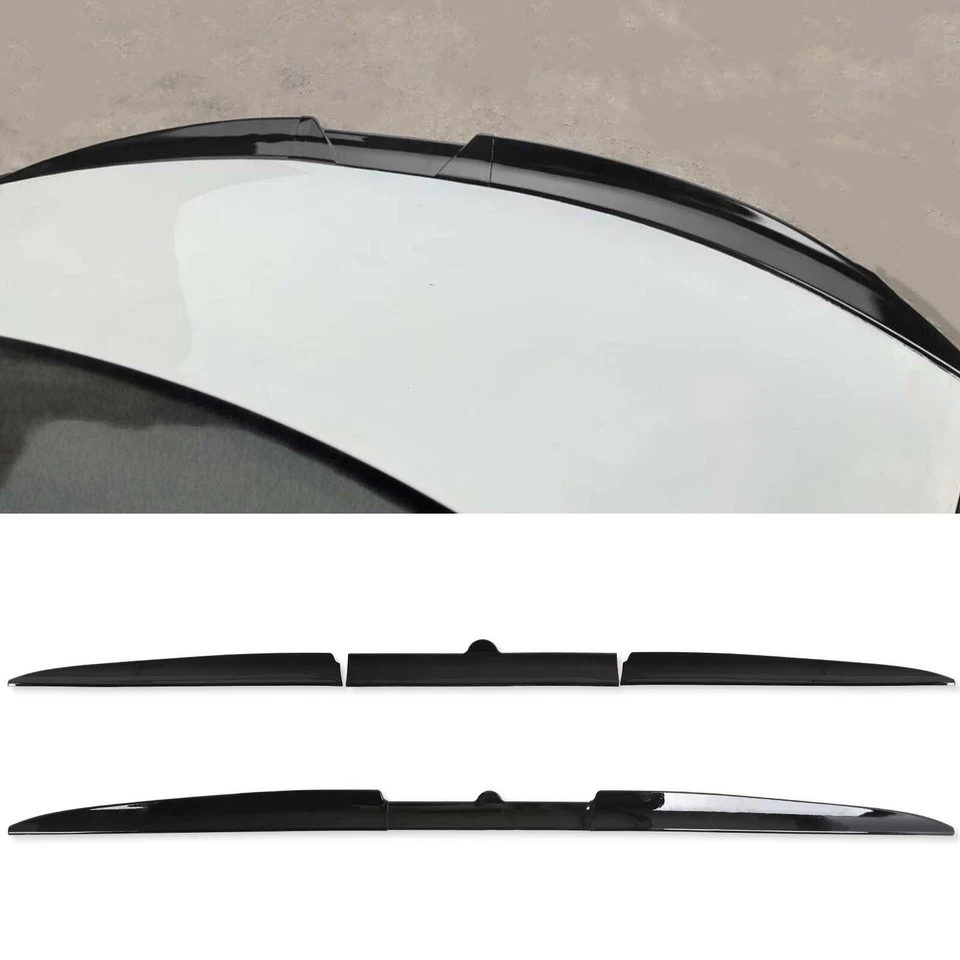 For Mercedes-Benz C Class CLA250 Glossy Black Rear Trunk Spoiler Lip Tail Wing Foto 3 de 4