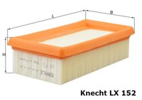Knecht Luftfilter LX 152 Filtereinsatz FüR Fiat Lancia Autobianchi