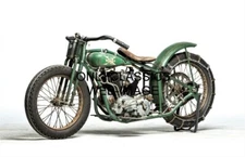 EXCELSIOR HILLCLIMBER RACING VINTAGE MOTORCYCLE ART 11X17 POSTER DAREDEVIL RIDER