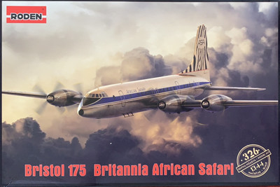 Bristol 175 Britannia ''African Safari'' 1/144 Scale Plastic Model Kit RODEN 326