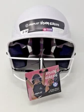 Rip-It Vision Classic Softball Batting Helmet 2.0 White/White S/M Fits 6-6 7/8