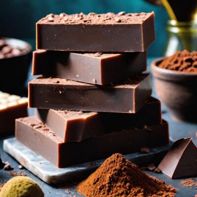 Chocolate Handmade Organic Soap Bar Natural Oil Wonderful Scent Premium Body Spa