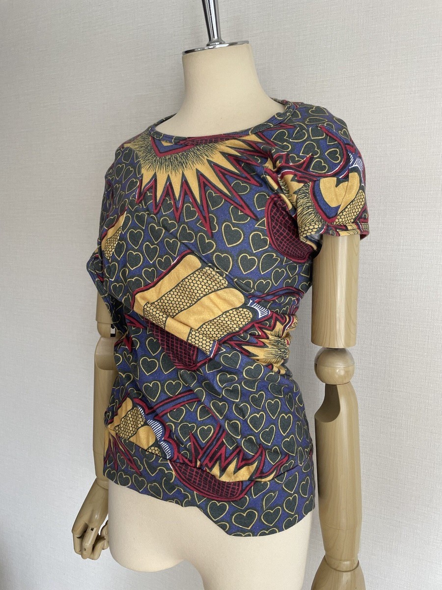 トップス JUNYA WATANABE COMME des GARCONS Junya Watanabe Comme Des Garcons Twisted Short sleeve Tops AD2008