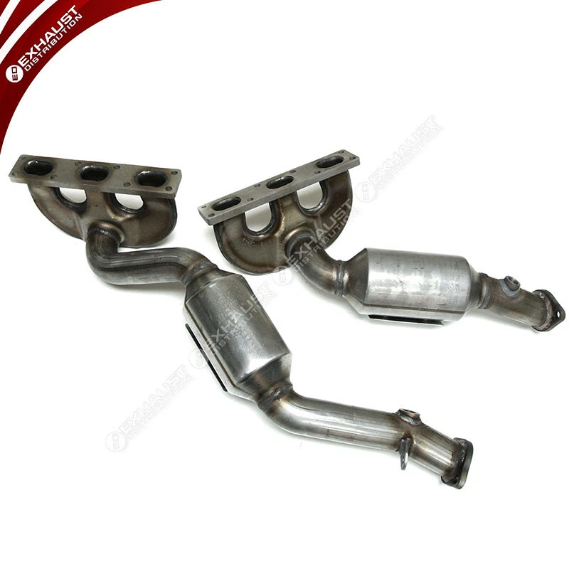 BMW Z4 Manifold Catalytic Converters 2003-2005 Front and Rear 2 Pieces - Image 4 of 4