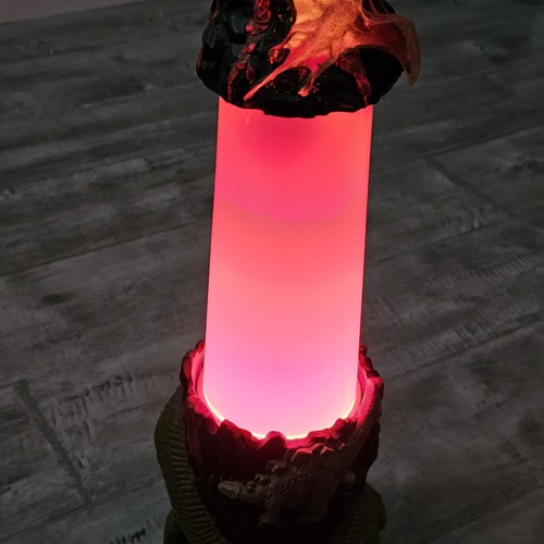 LIPAN INDUSTRIAL LP-10D DINOSAUR VOLCANO LAVA LAMP 17" CREATIVE MOTION Vtg 90'S - Picture 14 of 15