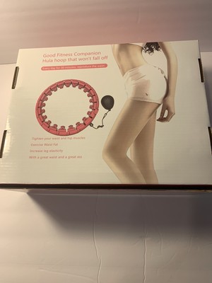 Smart Weighted Hula Hoop for Adults and Children, Weight Loss and Fitness - Blue