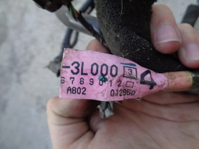 1999 NISSAN MAXIMA FRONT DOOR HARNESS WIRING WIRES WIRE LEFT DRIVER SIDE OEM - Image 4 of 4