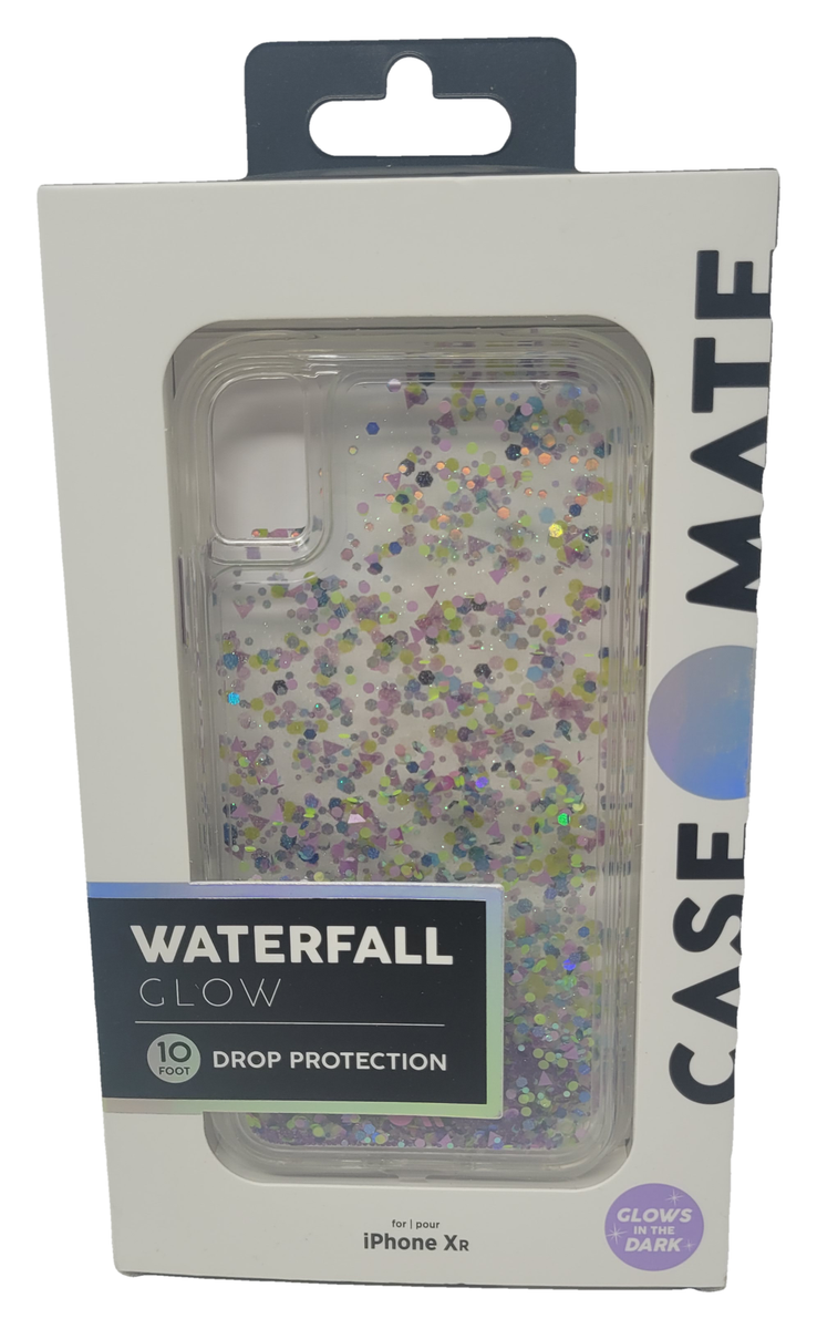 Case-Mate Waterfall Glow Case for Apple iPhone Xr Purple Glow