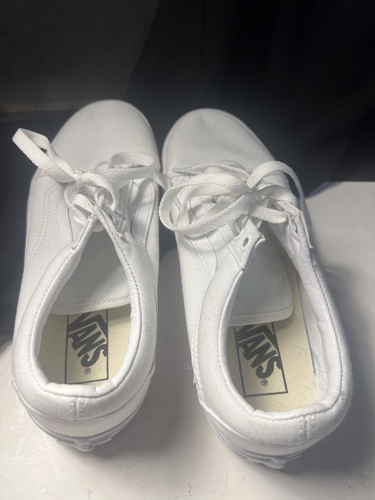 Sneakers basse Vans OLDol SKOOLx unis vera telaca biancaciata scamo