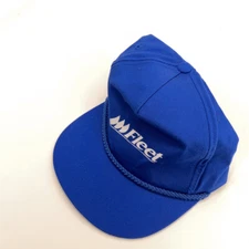 Vintage 1990s Fleet Sail Boat Logo Corded snapback hat