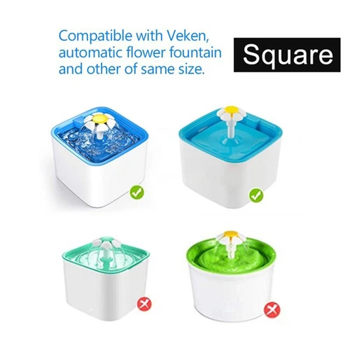8PCS Cat Water Fountain Filters Pet Automatic Drinking Dispenser Filters - Picture 8 of 8