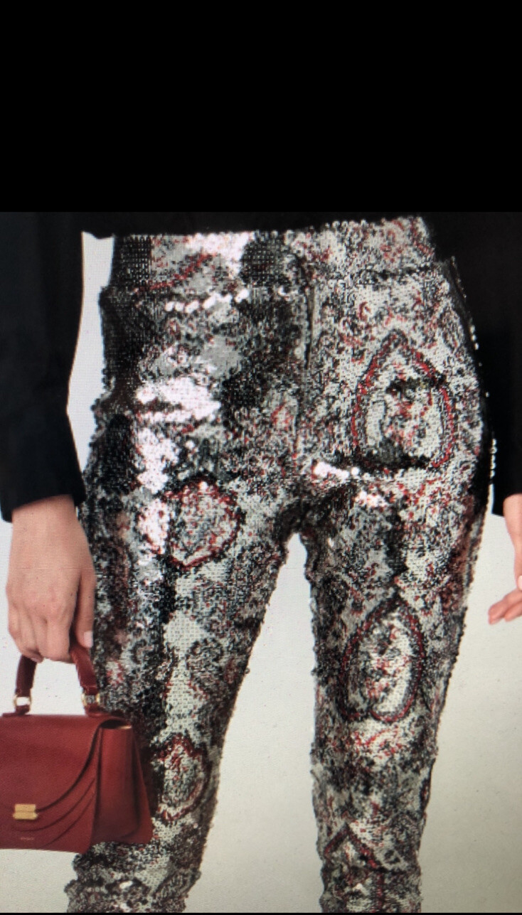 isabel marant sequins pants size 38 FR RRP $2850