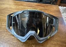 100% MOTOCROSS MX GOGGLES CLEAR LENS GREY