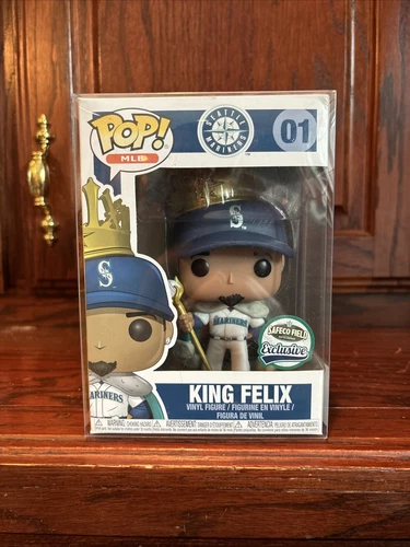 Funko POP! MLB Seattle Mariners “King Felix” Hernandez #01 VAULTED + Protector!